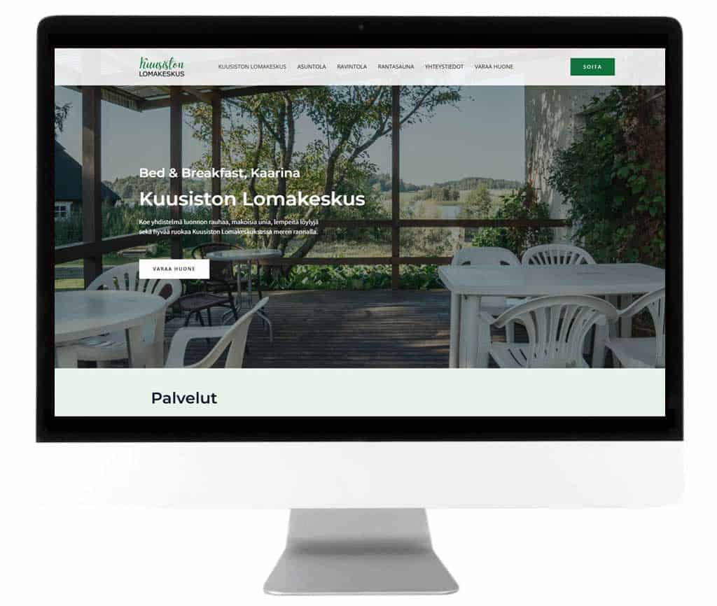 verkkosivu kuusistonlomakeskus.fi